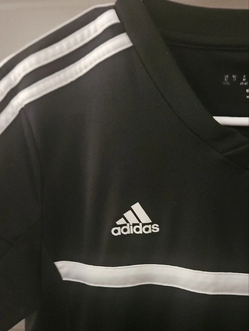 adidas Black Short-Sleeve Climacool Soccer Tee